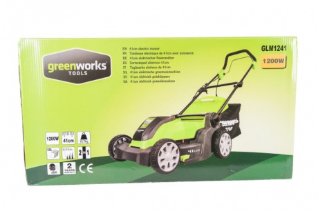 Купить Газонокосилка GREENWORKS GLM1241 колесная   2505207 фото №13